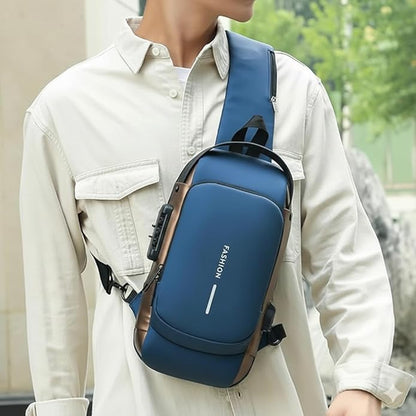 🎒 EQUINOX India UrbanEdge™ Crossbody Sling Bag | Premium Anti-Theft Travel &amp; Daily Carry Bag with USB Charging Port