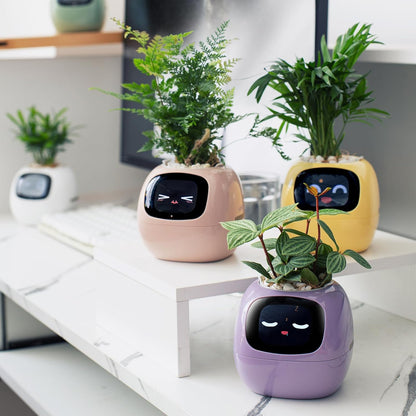 IVY Smart Plant Robot Flower Pot — Automatic Watering, App Control & AI Plant Care