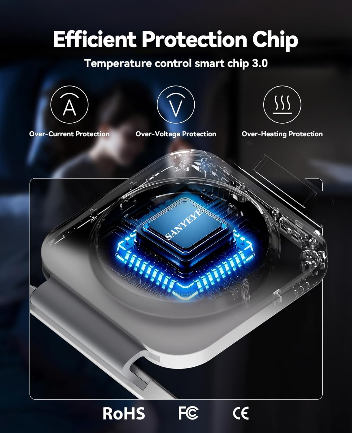 3-in-1 Magnetic Wireless Charging Station (15W MagSafe Fast Charge | Foldable Travel Charger for iPhone, Apple Watch & AirPods)