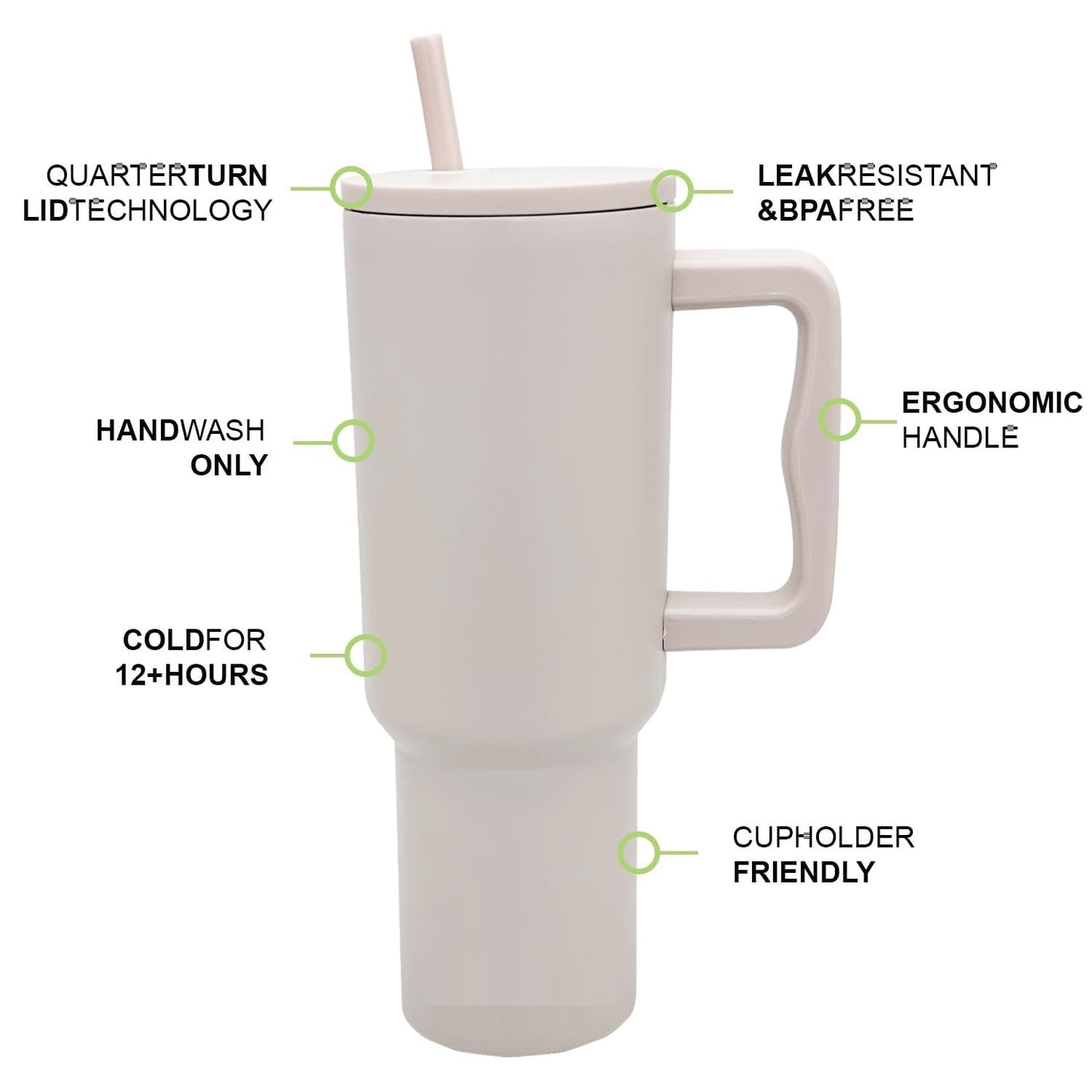 Stainless Steel Vacuum Insulated Tumbler With Lid 1200ml