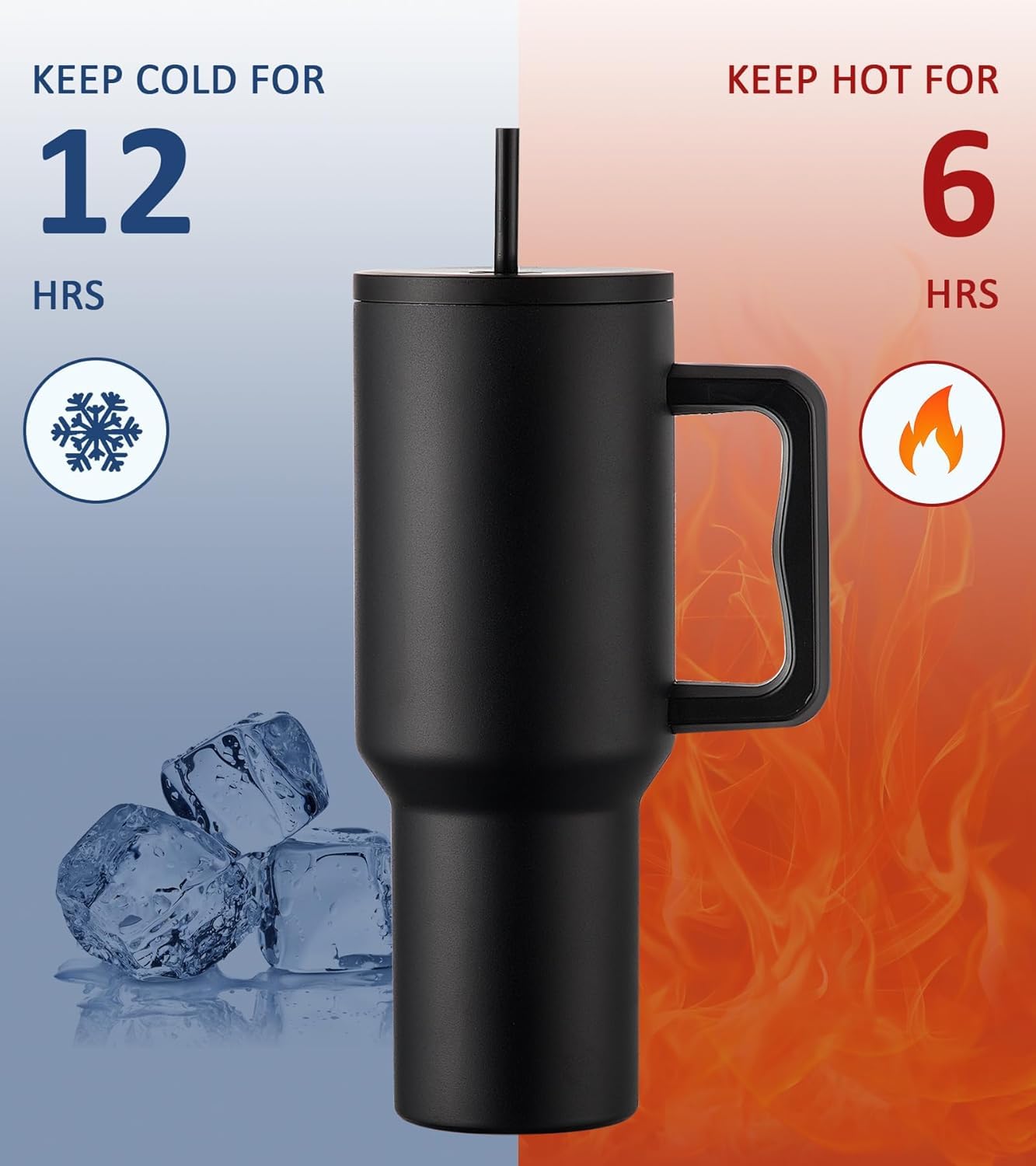 Stainless Steel Vacuum Insulated Tumbler With Lid 1200ml