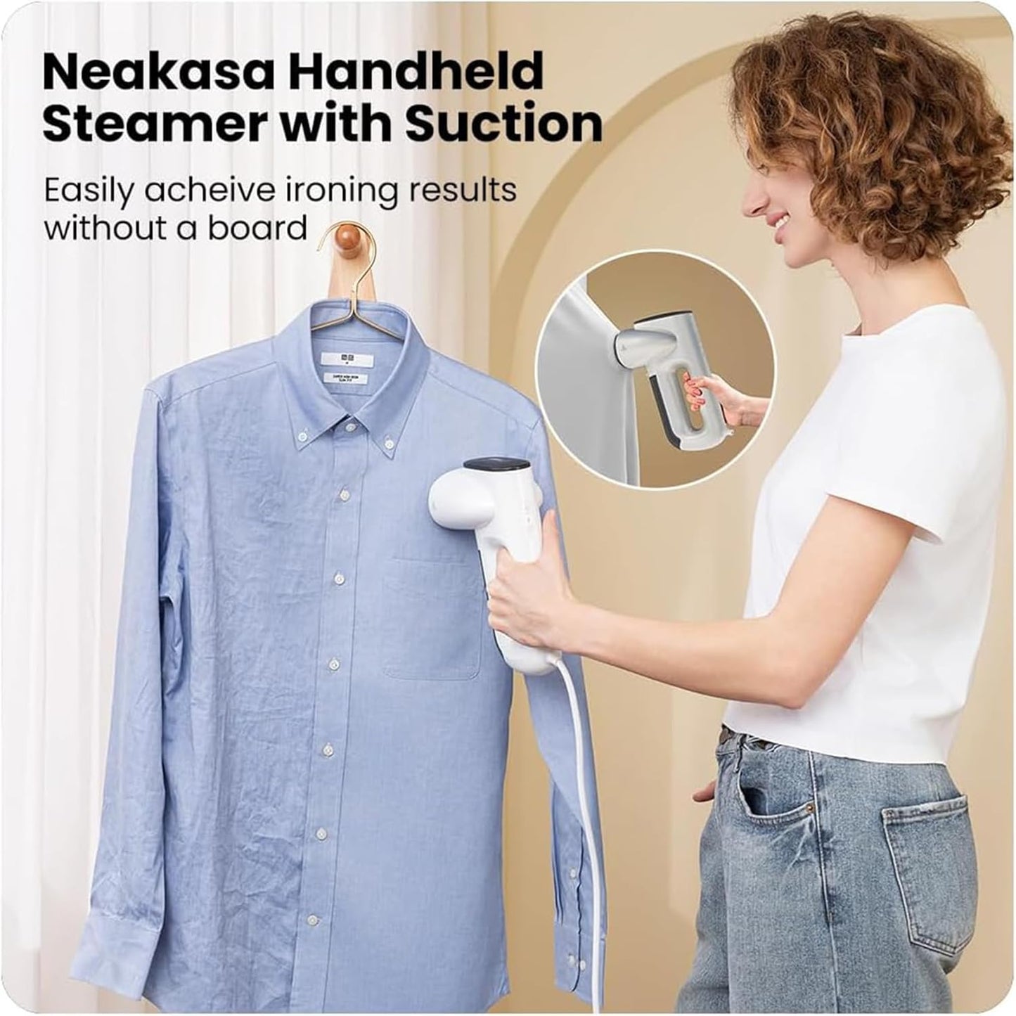 Vacuum Steamer Iron with AirIron™ Technology | Ultra-Fast Wrinkle Removal | Dual Modes | Smart Temperature Control | Instant Dry Finish