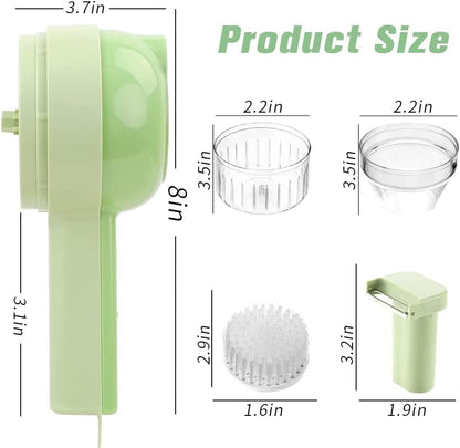 4 in 1 Mini electric handheld vegetable chopper