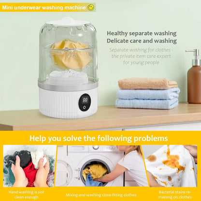 Mini Portable Washing Machine Rechargeable